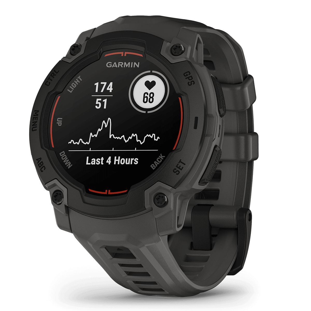 GARMIN Instinct E Series 45mm Black with Charcoal Smartwatch - 3