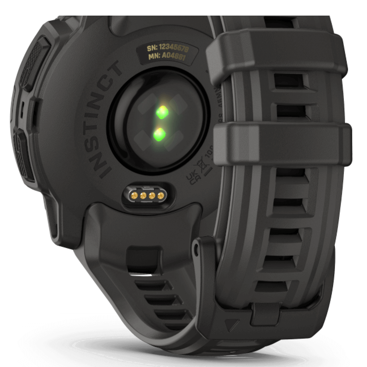 GARMIN Instinct E Series 45mm Black with Charcoal Smartwatch - 5