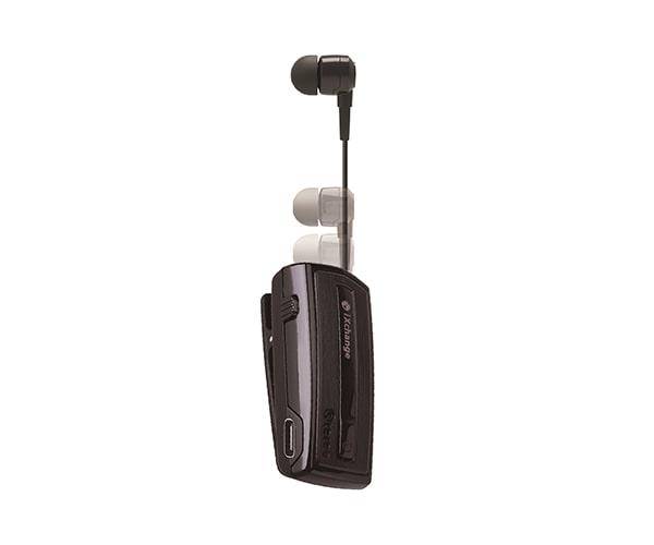 Retractable BT Headset w vibrator UA28 V2.0 TYPE-C Black iXchange