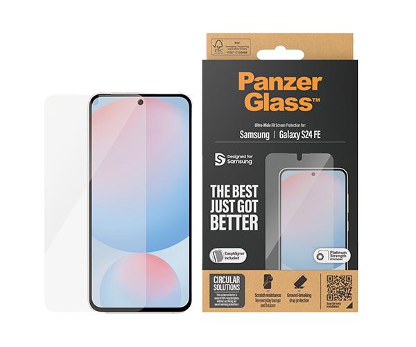 γυαλί προστασίας οθόνης με πλαίσιο PANZERGLASS Ultra - Wide Fit