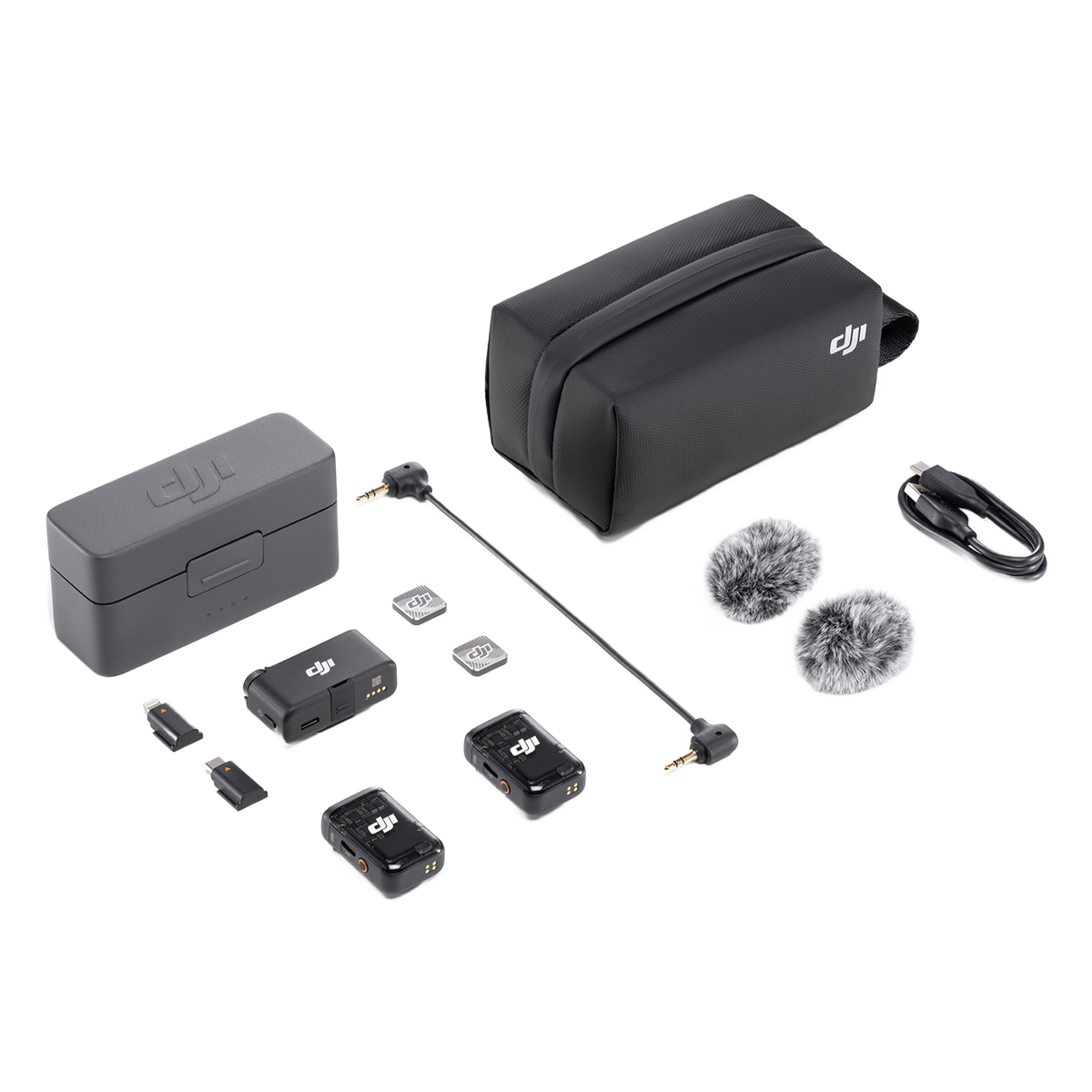 DJI Mic 2 (2 Transmitter+ 1 Receiver + Charging Case)