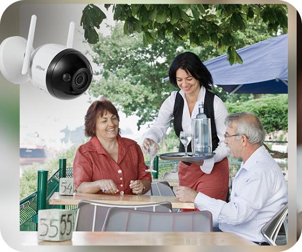 DAHUA F4C Bullet 4MP Wi-Fi outdoor camera microphone