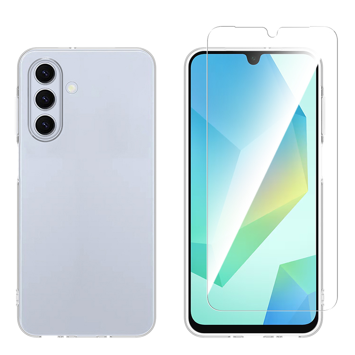 Διάφανη Θήκη + Γυαλί Προστασίας Οθόνης COSY για SAMSUNG Galaxy A26 5G