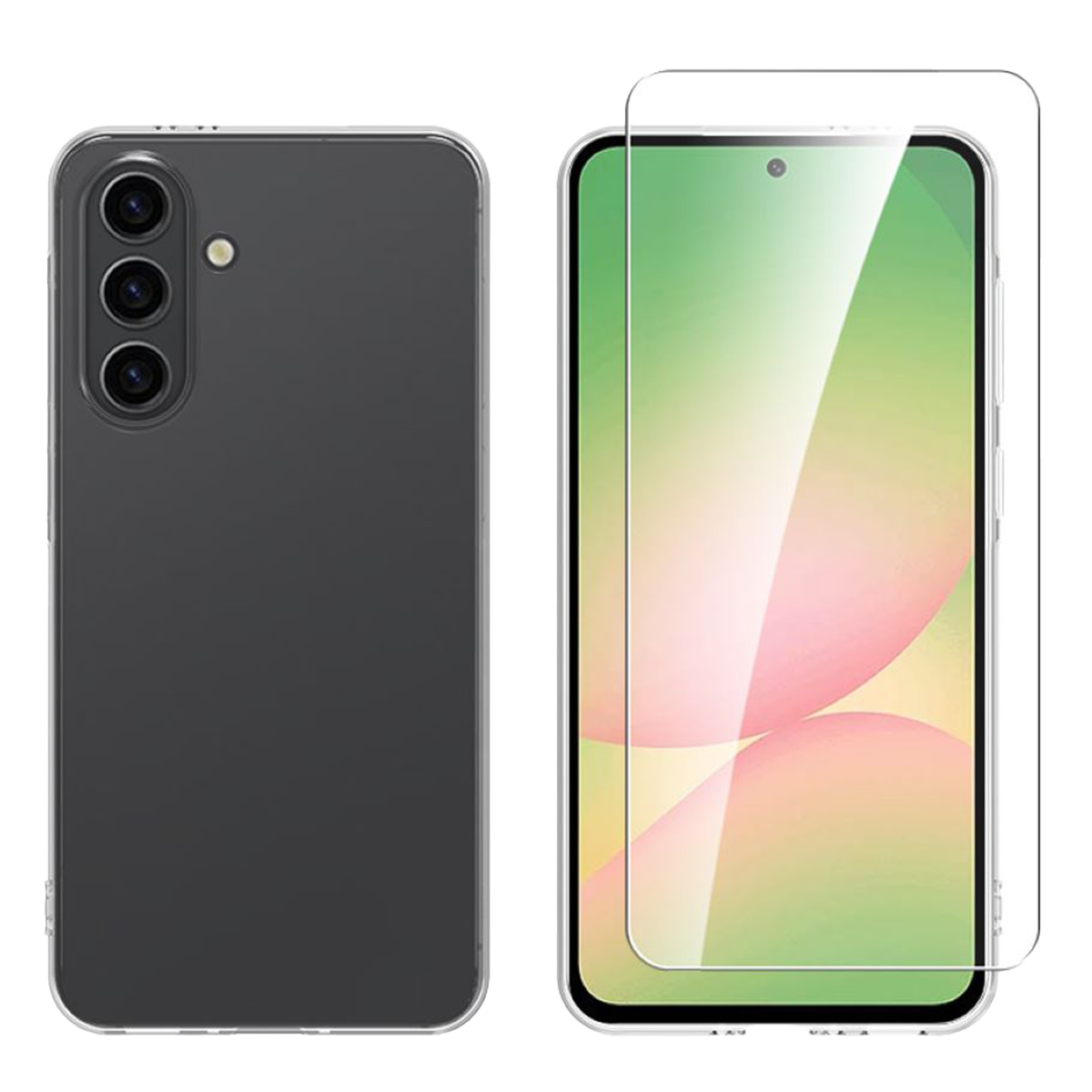 Διάφανη Θήκη + Γυαλί Προστασίας Οθόνης COSY για SAMSUNG Galaxy A56 5G