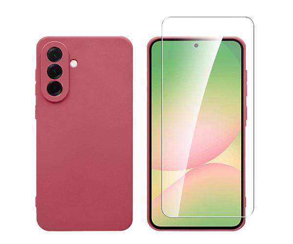 CASE COSY SAMSUNG A56 5G SIL RED + TGL