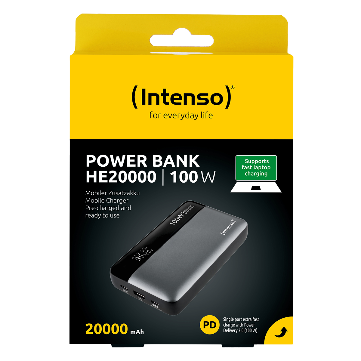 Powerbank INTENSO HE20000mAh 100W Grey - 2