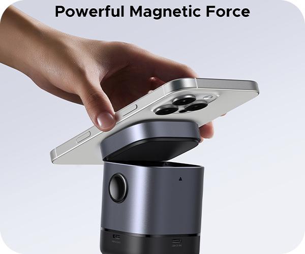 μαγνητικός ασύρματος φορτιστής UGREEN MagSafe 2 σε 1 15W