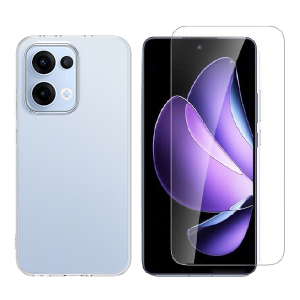 Διάφανη Θήκη + Γυαλί Προστασίας Οθόνης COSY για OPPO Reno 13 5G