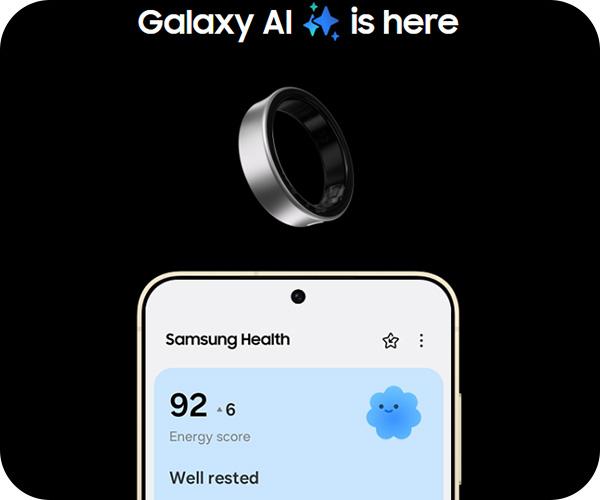 SAMSUNG Galaxy Ring Size 11 Titanium Silver app ai