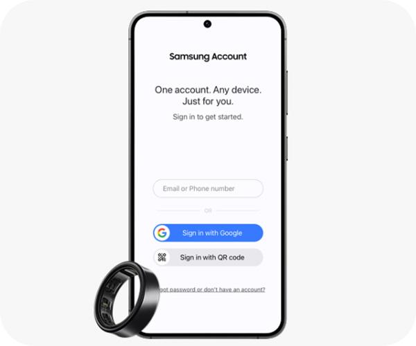SAMSUNG Galaxy Ring Size 11 Titanium Silver cloud