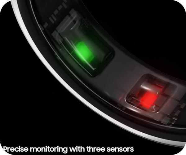 SAMSUNG Galaxy Ring Size 14 Titanium Black 3 sensors