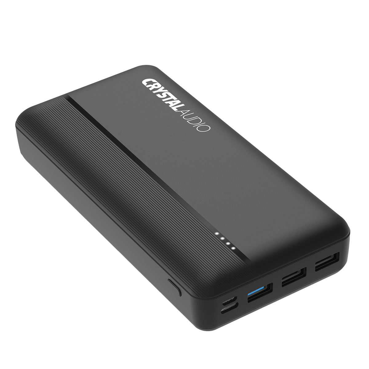 Powerbank CRYSTAL AUDIO 20W 30000mAh Μαύρο - 2
