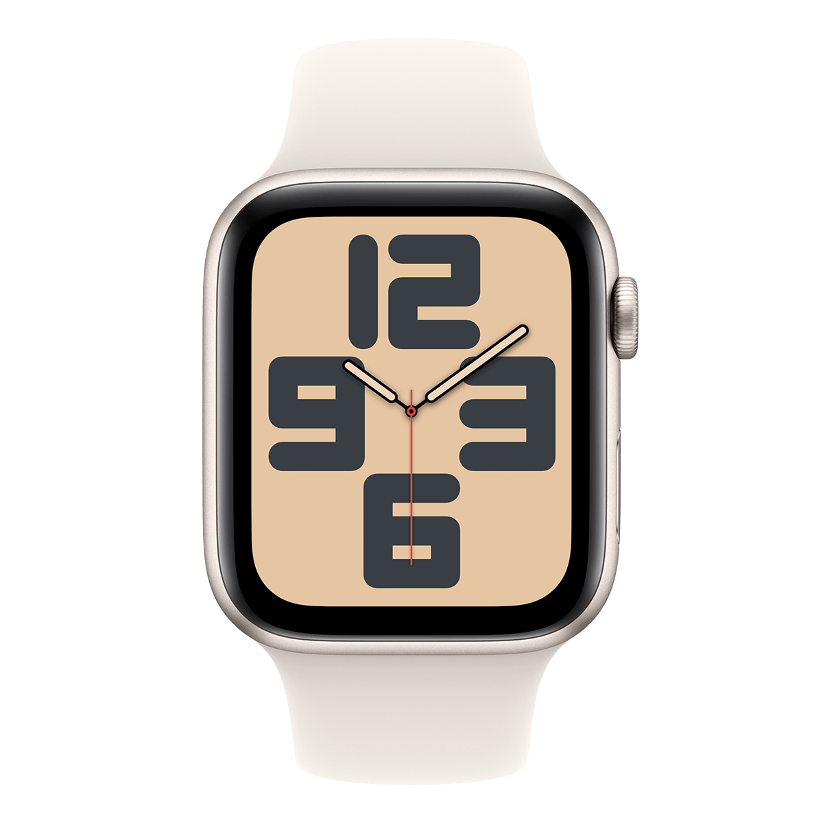 APPLE Watch SE GPS + Cellular 44mm Starlight Aluminioum Case with Starlight Sport Band Medium/ Large Smartwatch - 2