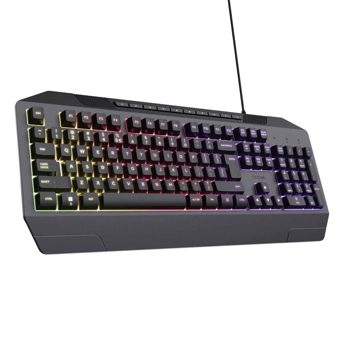 Ενσύρματο Gaming Πληκτρολόγιο TRUST GXT836 Evocx Μαύρο - 2