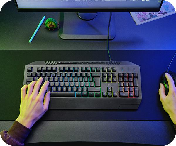 Ενσύρματο Gaming Πληκτρολόγιο TRUST GXT836 Evocx