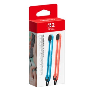 Nintendo Switch 2 Joy Con Strap Pair Blue/Red