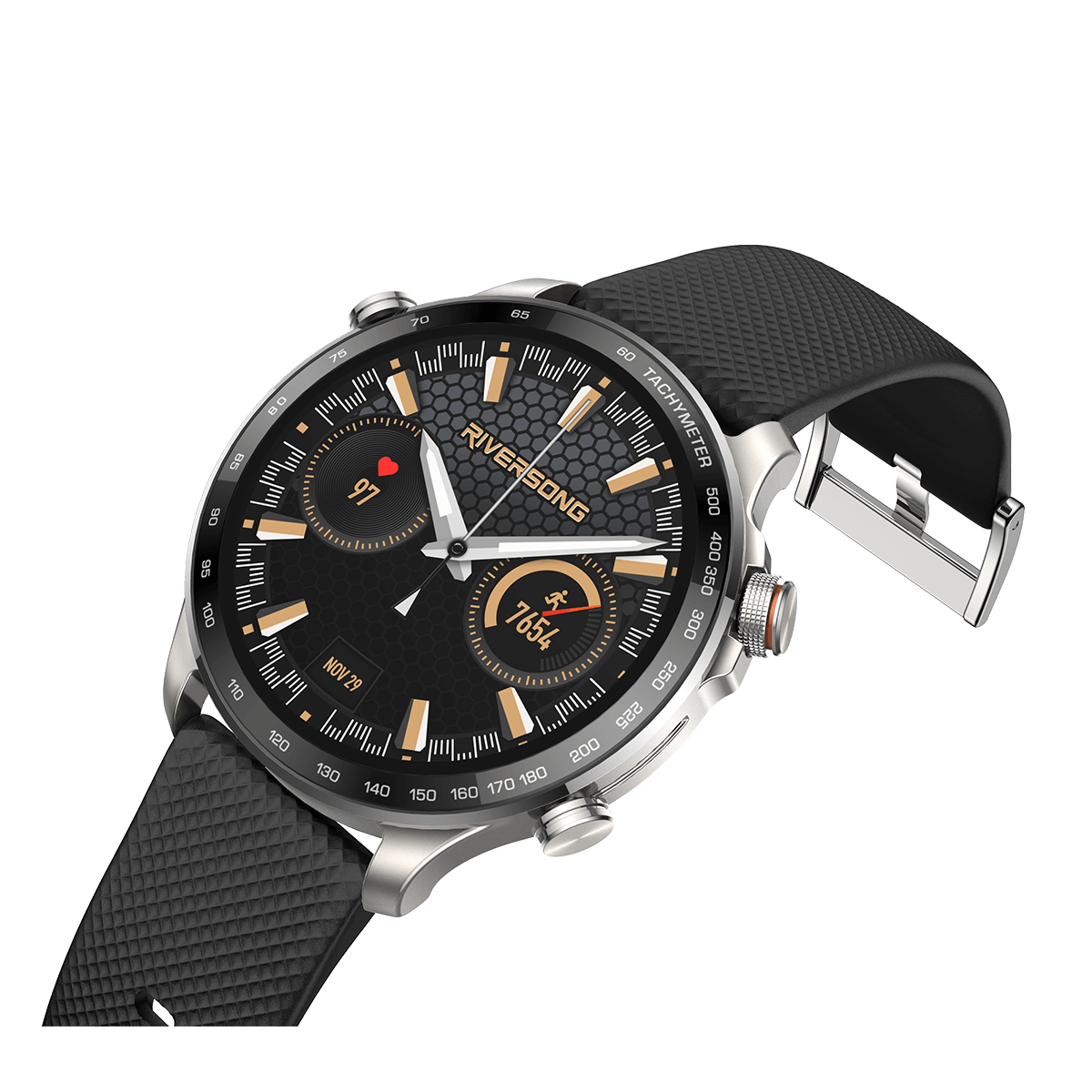 RIVERSONG Motive 10GT Black Smartwatch - 3