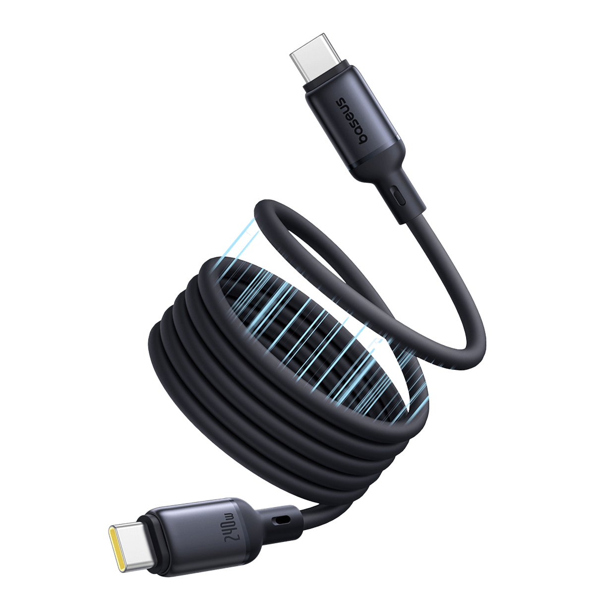 Καλώδιο USB Type-C σε Type-C BASEUS 240W 1 Μέτρο Μαύρο - 2