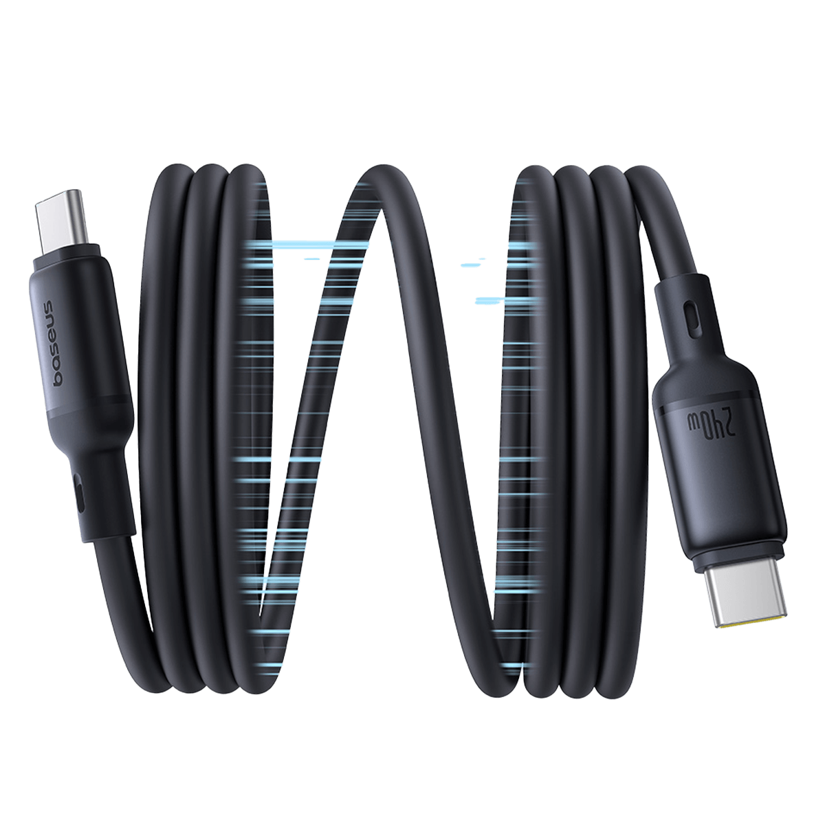 Καλώδιο USB Type-C σε Type-C BASEUS 240W 1 Μέτρο Μαύρο - 3