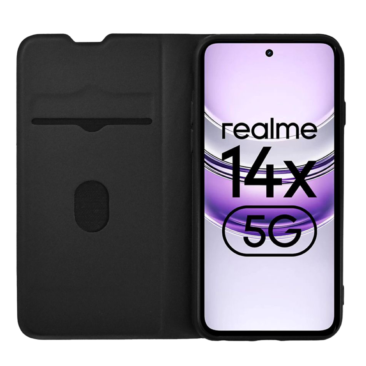 Θήκη Book COSY για Realme 14X 5G Μαύρη