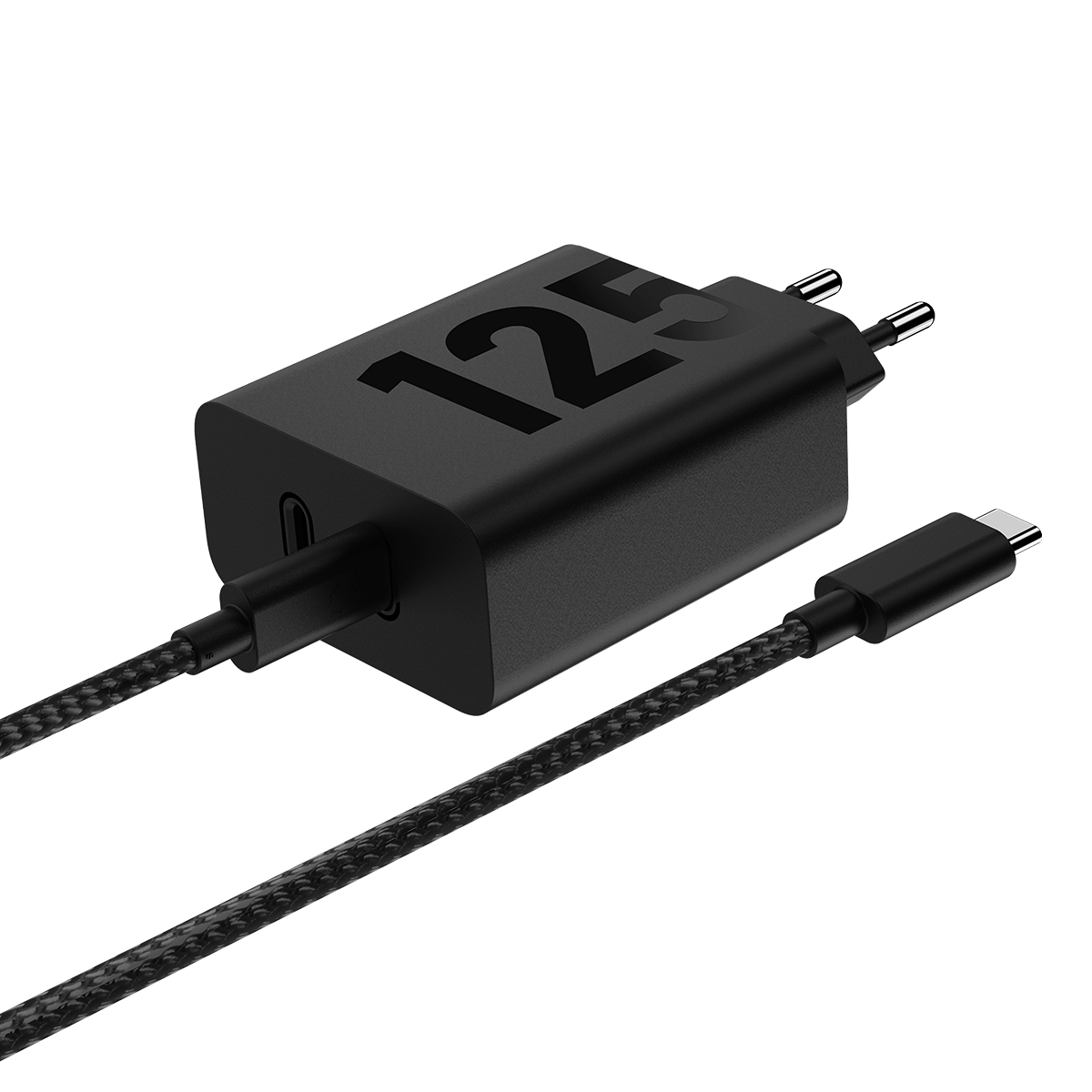 Φορτιστής Ταξιδίου MOTOROLA 125W με Καλώδιο USB Type-C σε USB Type-C