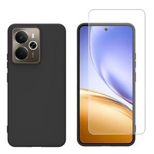 Θήκη Σιλικόνης + Γυαλί Προστασίας Οθόνης COSY για Realme 14/ 14 T