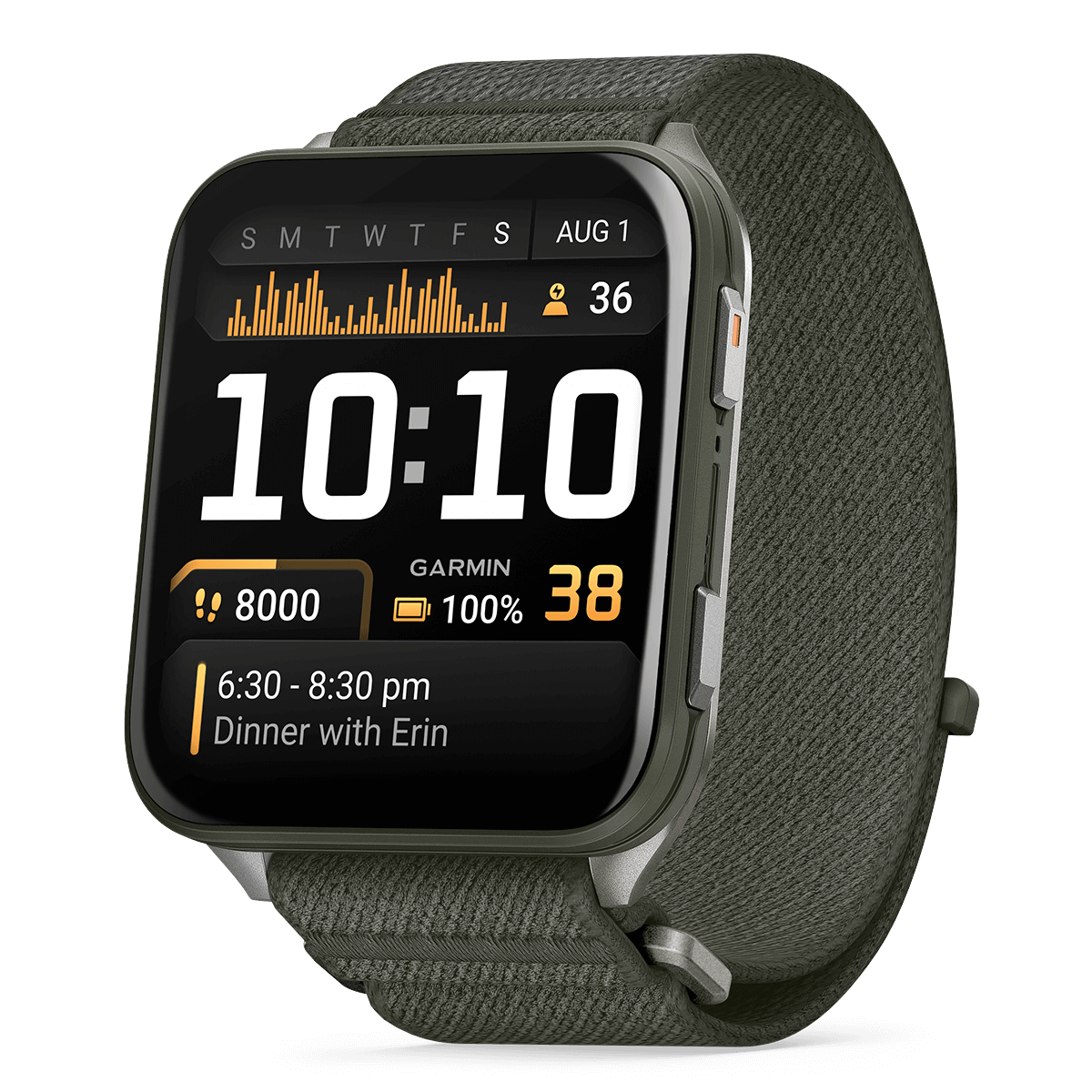GARMIN Venu X1 Moss with Titanium Smartwatch - 2