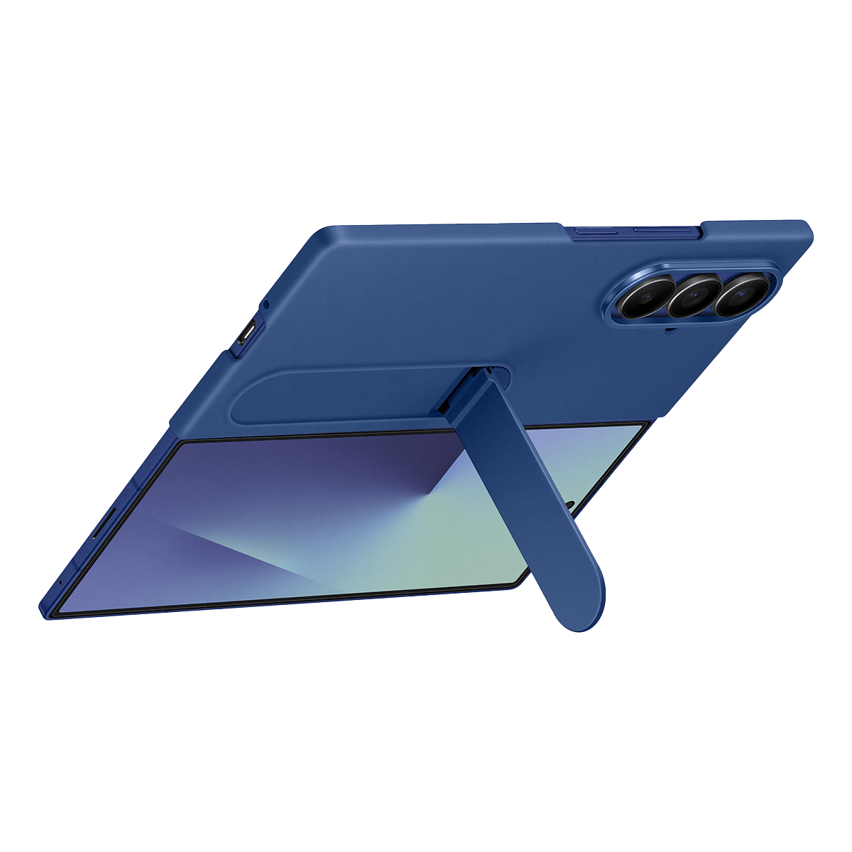 Θήκη Σιλικόνης SAMSUNG Galaxy Z Fold7 με Βάση Στερέωσης Blue - 5