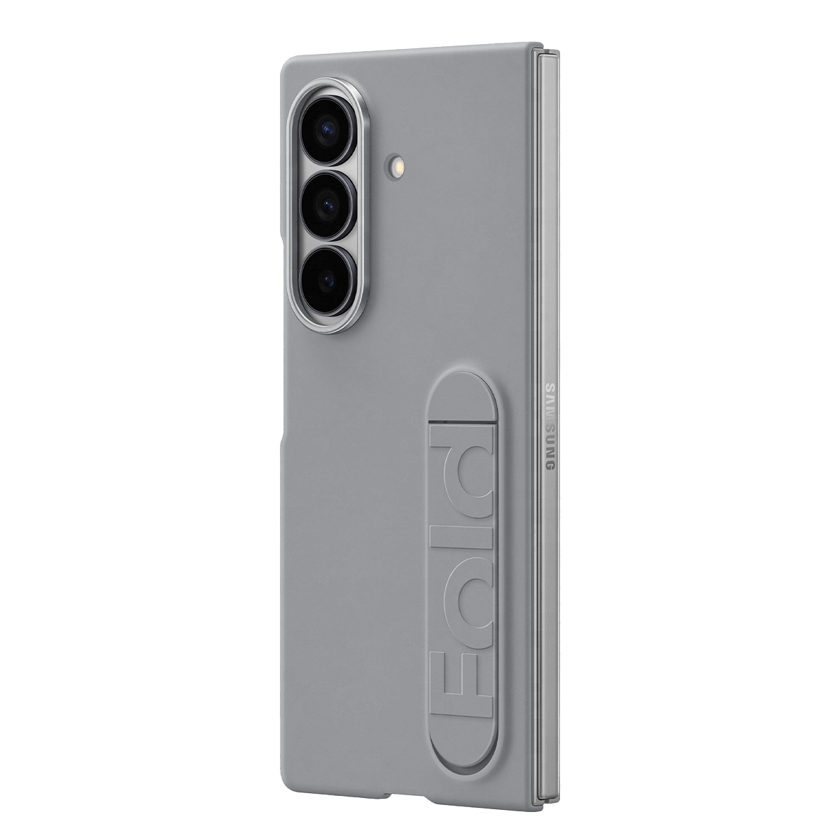 Θήκη Σιλικόνης SAMSUNG Galaxy Z Fold7 με Βάση Στερέωσης Gray - 2