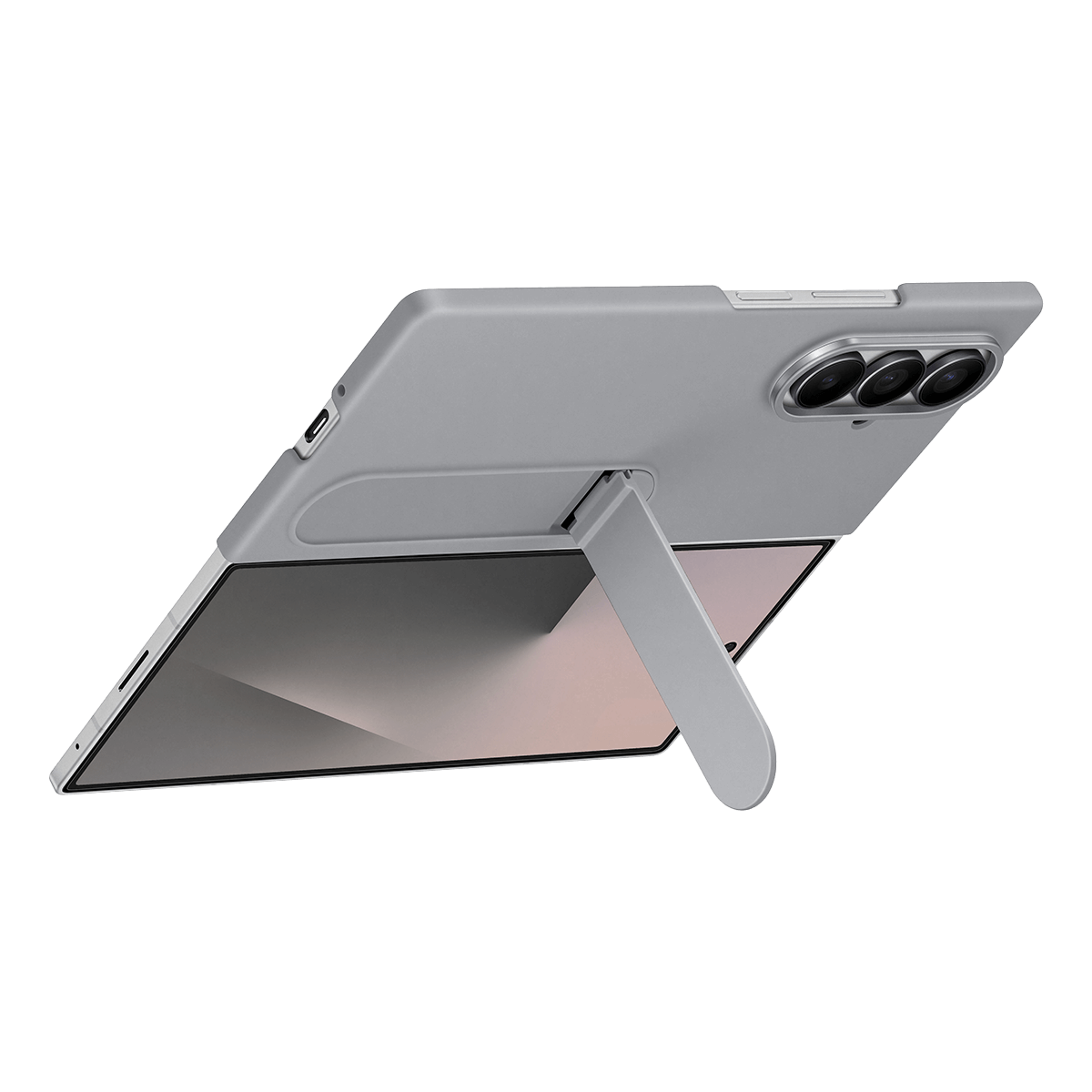 Θήκη Σιλικόνης SAMSUNG Galaxy Z Fold7 με Βάση Στερέωσης Gray - 5