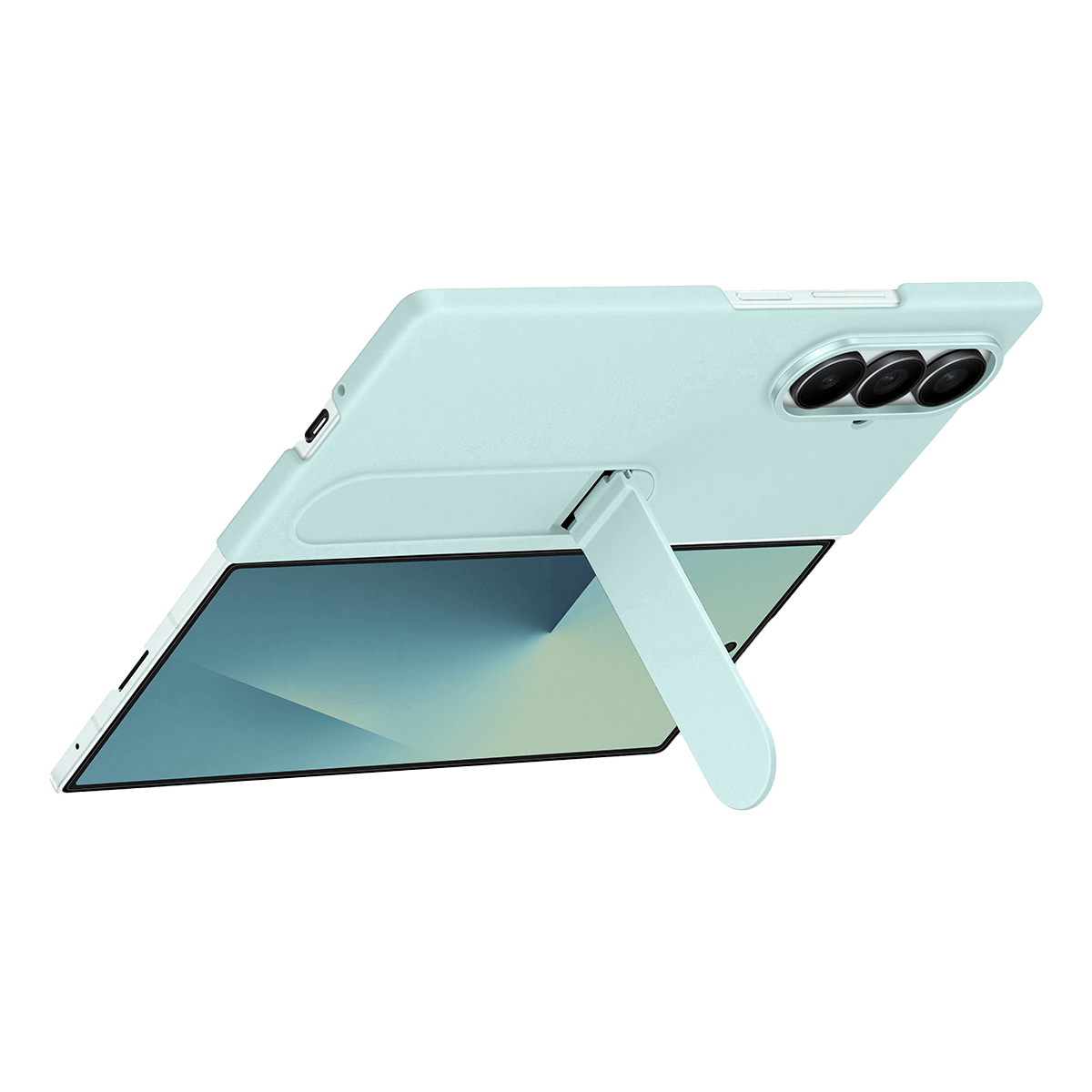 Θήκη Σιλικόνης SAMSUNG Galaxy Z Fold7 με Βάση Στερέωσης Mint - 5