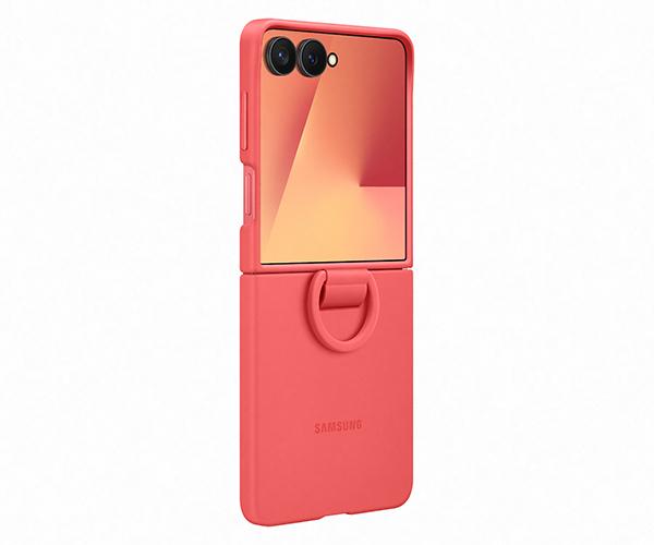 θήκη σιλικόνης SAMSUNG Galaxy Z Flip7 με δαχτυλίδι λαβής 