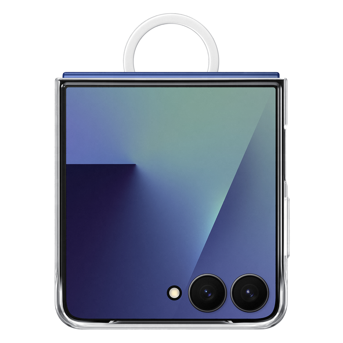 Διάφανη Θήκη SAMSUNG Galaxy Z Flip7 με Δαχτυλίδι Λαβής - 5
