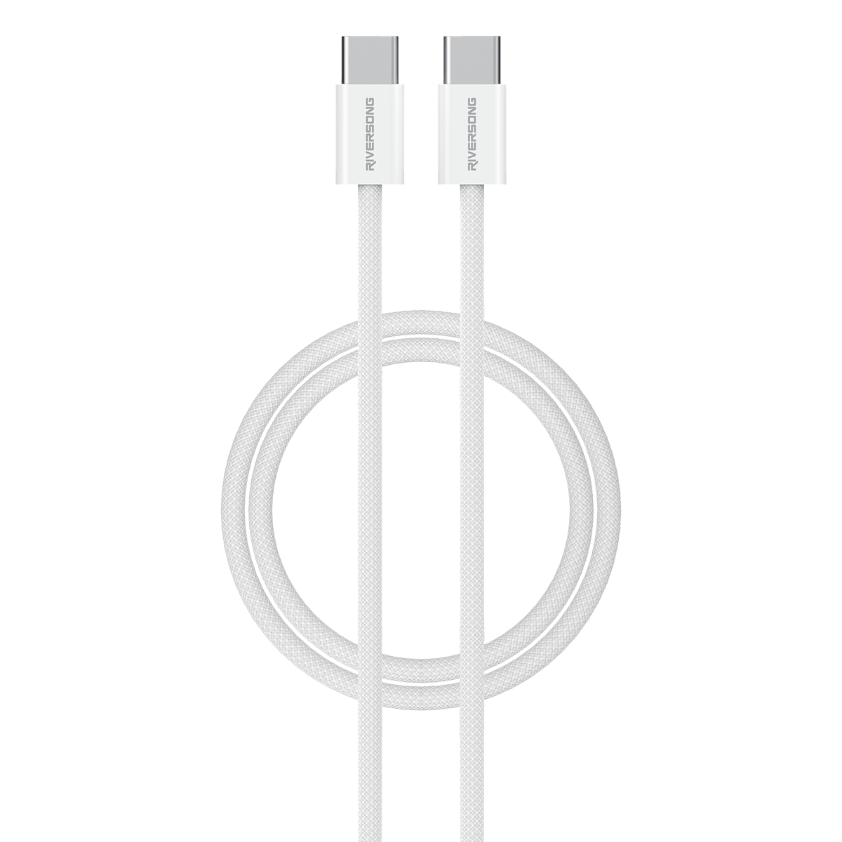 Καλώδιο RIVERSONG USB Type-C σε USB Type-C 60W 1 Μέτρο Γκρι