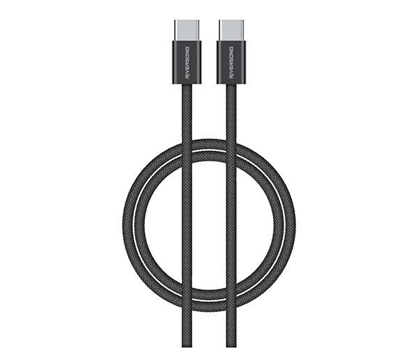 CABLE RIVERSONG 60W C2C BRAIDED 