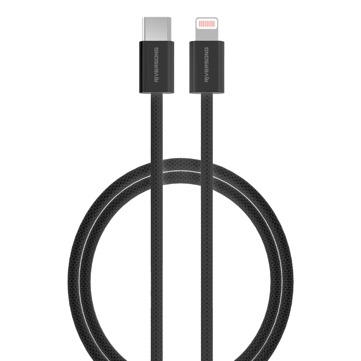 Καλώδιο RIVERSONG USB Type-C σε Lightning 27W 1 Μέτρο Μαύρο