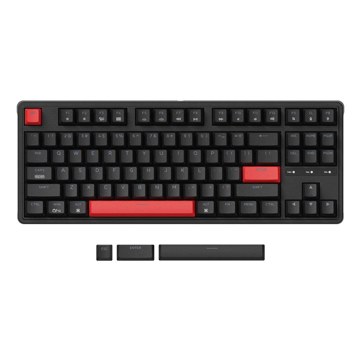 Ενσύρματο Gaming Πληκτρολόγιο KEYCHRON C3 Pro Wired Mechanical Red Switches - 2