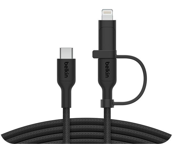 καλώδιο BELKIN Braided 2 σε 1 USB Type-C σε Lightning 