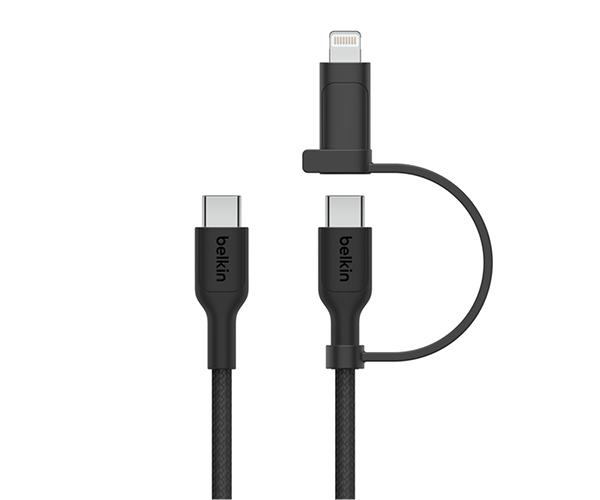 καλώδιο BELKIN Braided 2 σε 1 USB Type-C σε Lightning 