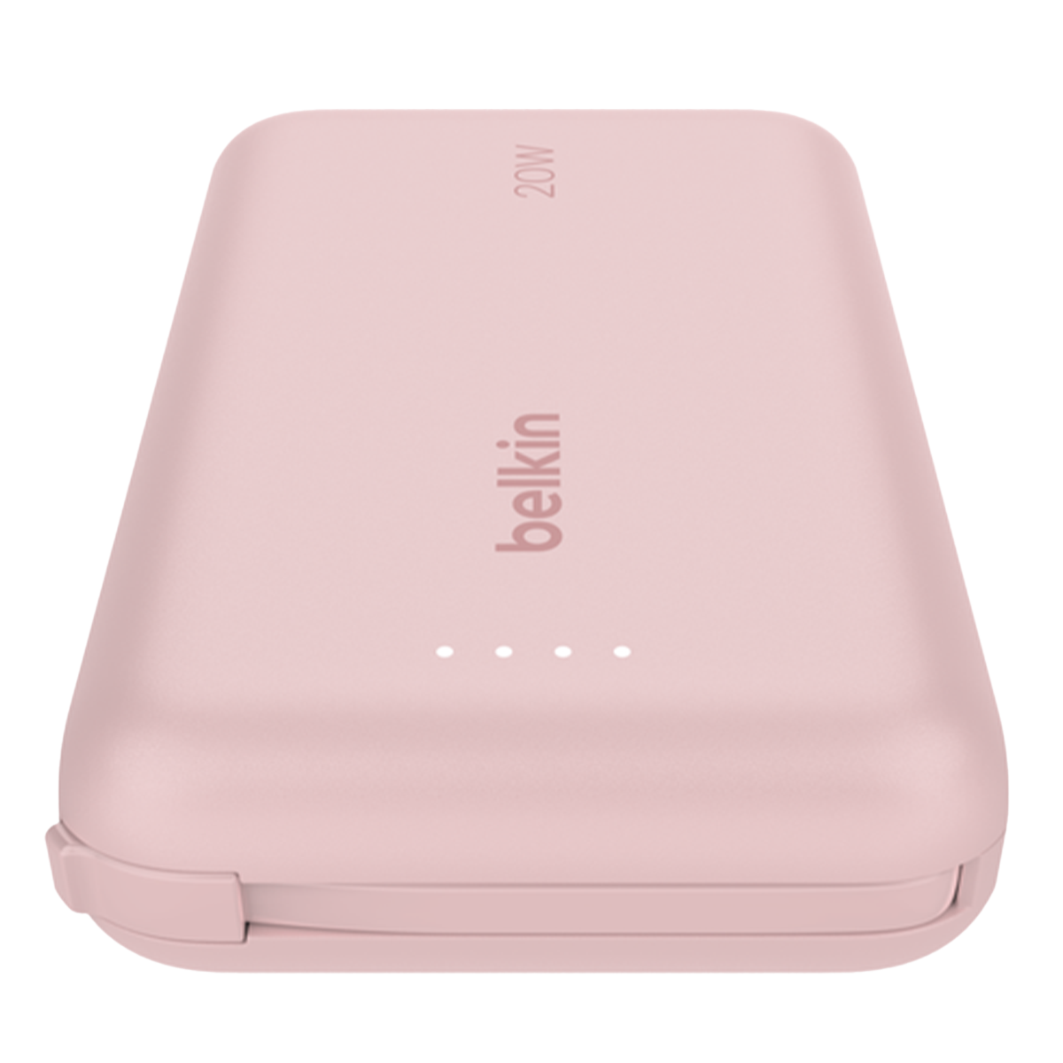 Powerbank BELKIN BoostCharge 20W 10000mAh (Integrated Cable) Ροζ - 3