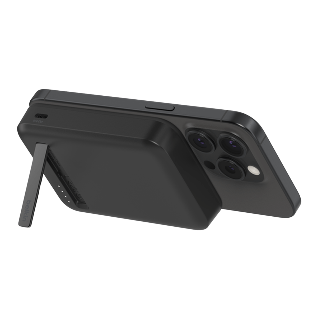 Powerbank BELKIN Magnetic Wireless Kick Stand Qi2 15W 8000mAh Μαύρο