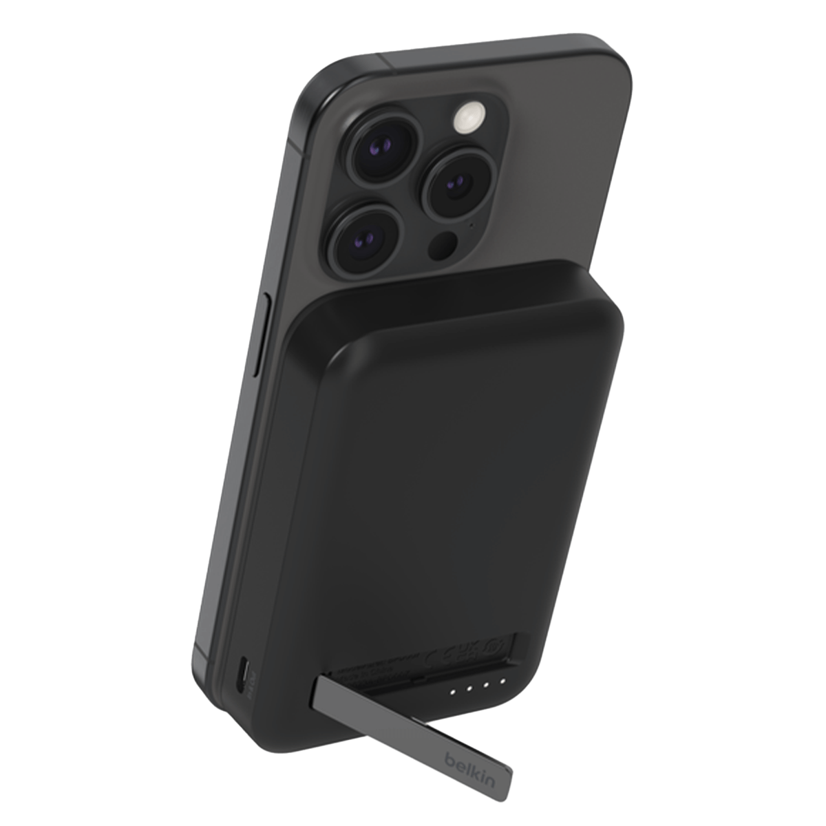 Powerbank BELKIN Magnetic Wireless Kick Stand Qi2 15W 8000mAh Μαύρο - 5