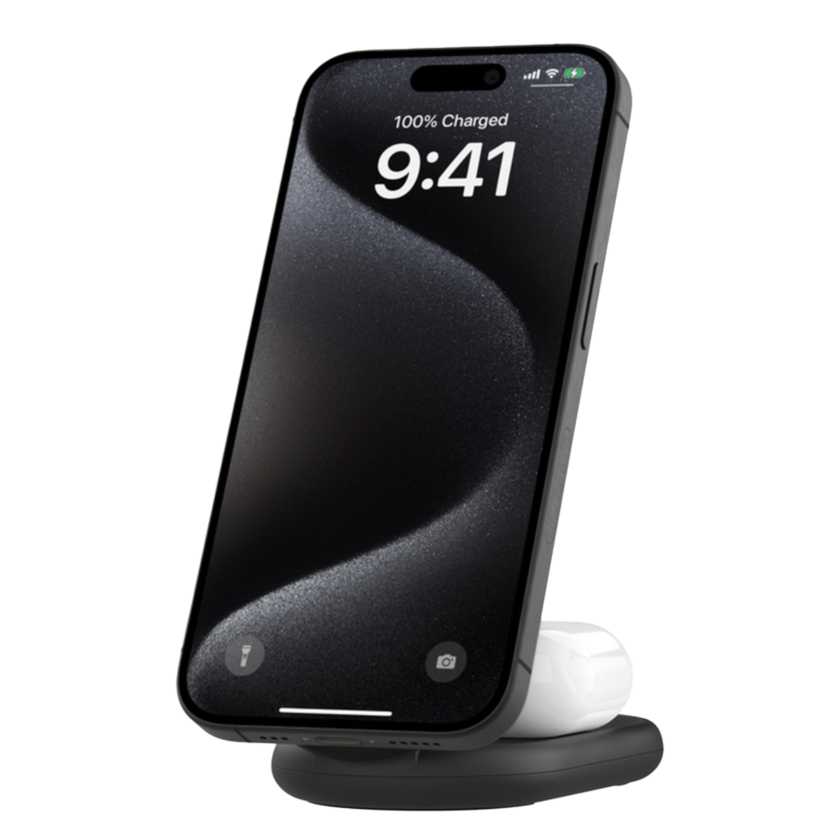 Ασύρματος Φορτιστής BELKIN Boost Charge 2σε1 15W Μαύρο
