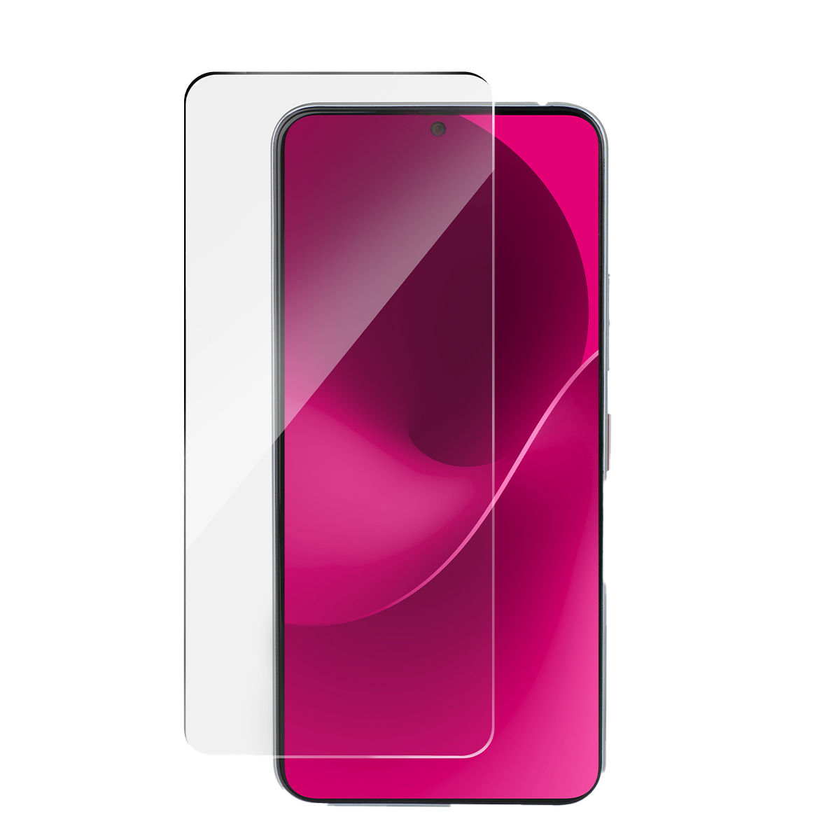 Θήκη TPU + Γυαλί Προστασίας Οθόνης T Phone 3 5G Magenta - 3