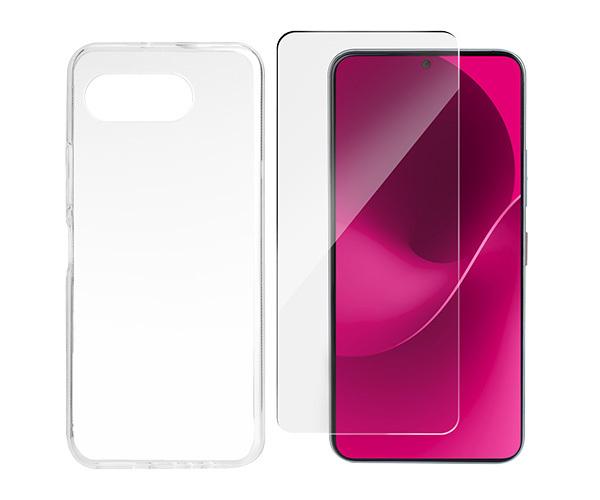 Διάφανη Θήκη + Γυαλί Προστασίας Οθόνης T Phone 3 5G