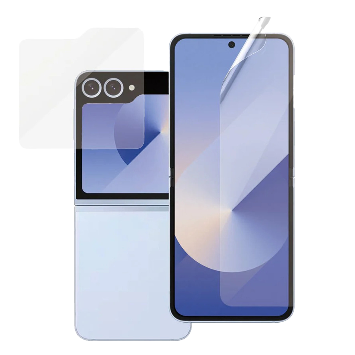 Σετ Προστασ ίας Οθόνης PANZERGLASS Ultra Wide Fit TPU + Classic Fit Glass για SAMSUNG Galaxy Z Flip 6/ Flip7 FE