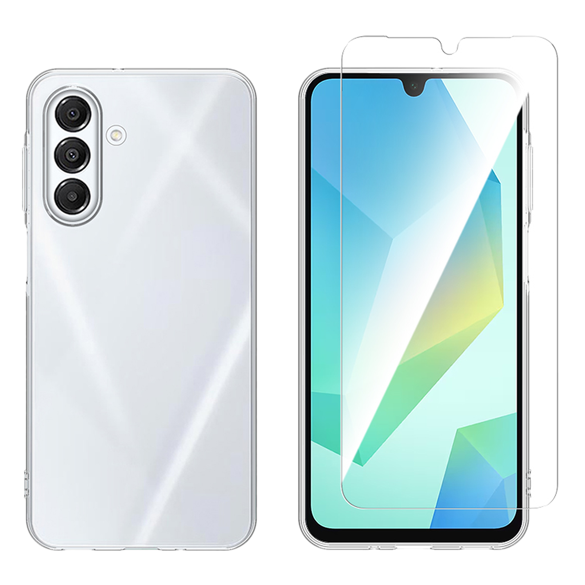 Διάφανη Θήκη + Γυαλί Προστασίας Οθόνης COSY για SAMSUNG Galaxy A17 4G/ 5G