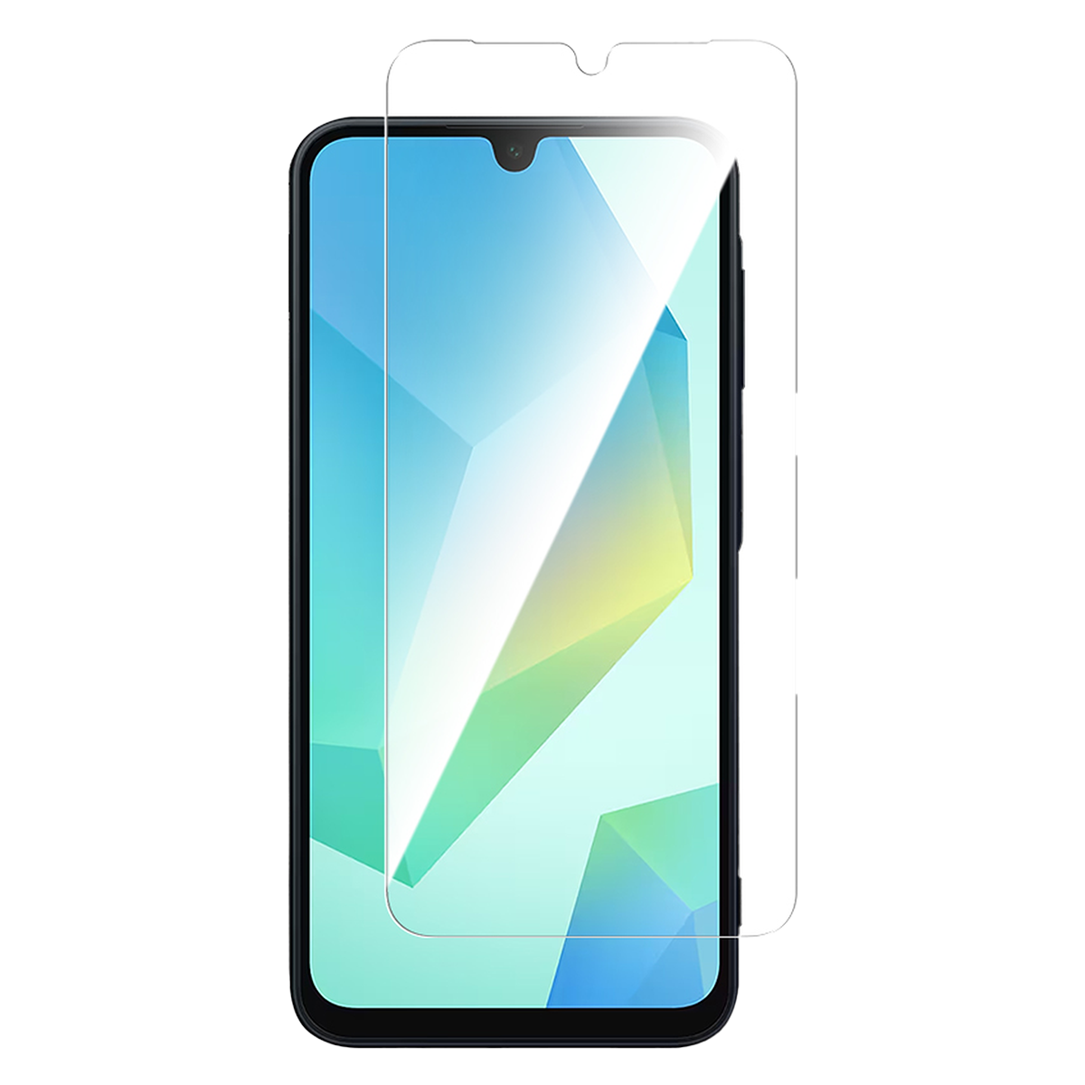 Θήκη Matte + Γυαλί Προστασίας Οθόνης COSY για SAMSUNG Galaxy A17 4G/ 5G Μαύρη - 3