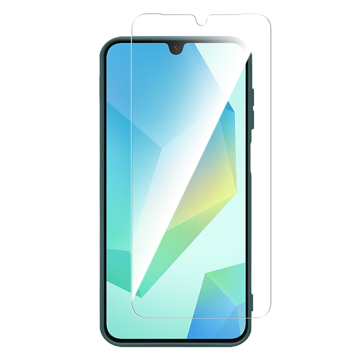 Θήκη Matte + Γυαλί Προστασίας Οθόνης COSY για SAMSUNG Galaxy A17 4G/ 5G Πράσινη - 3