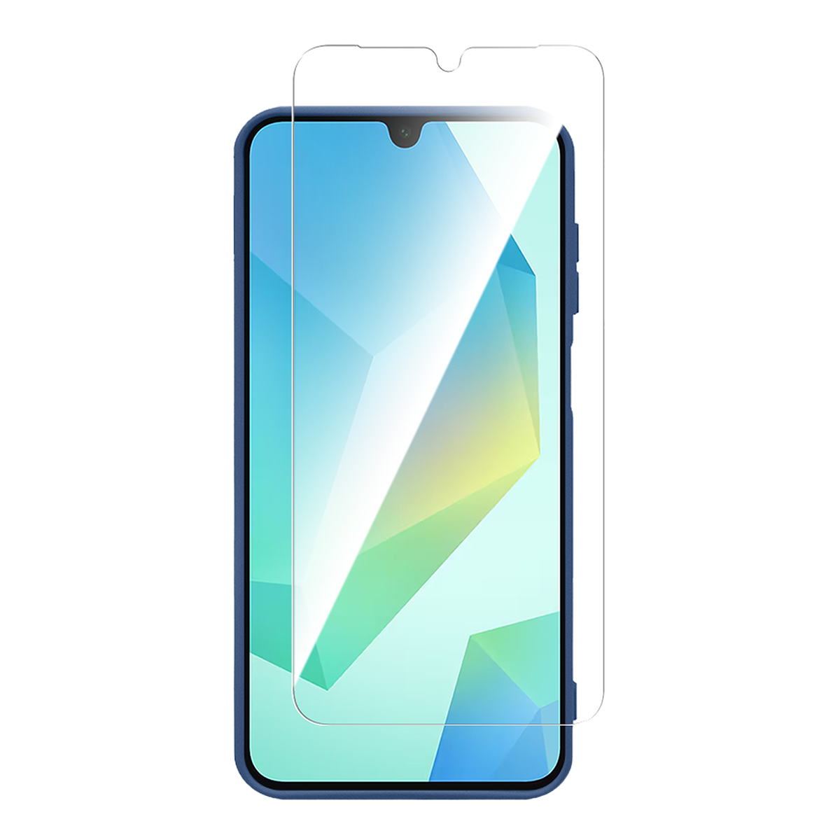 Θήκη Matte + Γυαλί Προστασίας Οθόνης COSY για SAMSUNG Galaxy A17 4G/ 5G Μπλε - 3
